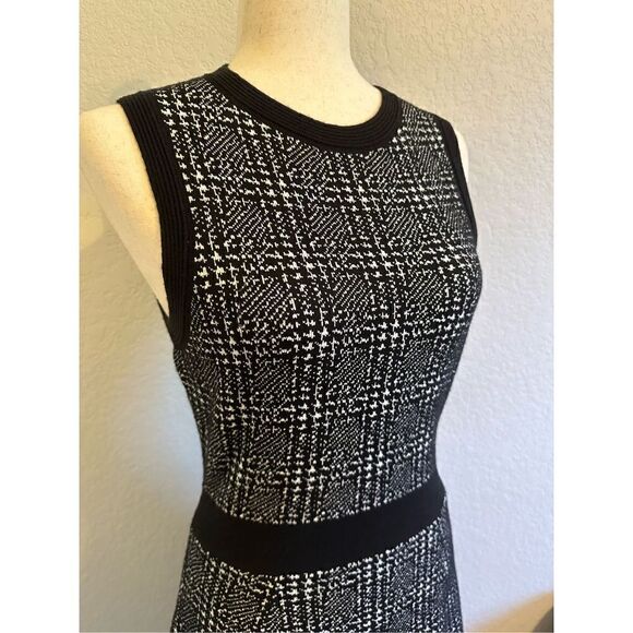 Kate Spade Out West Mod Plaid Knit Sweater Swing Dress Size Small OUMU1094 - Picture 4 of 13